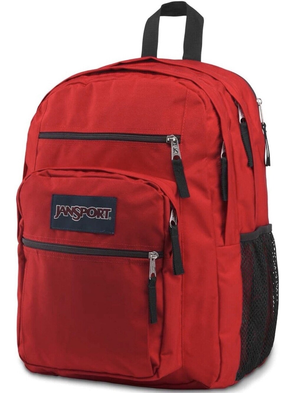 JanSport Big Student Laptop Backpack 34L 15” Laptop Sleeve Red Line NWT